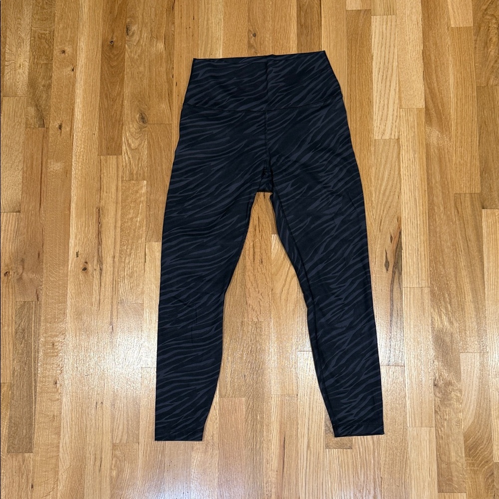 90 Degree By Reflex Black Zebra Print Leggings